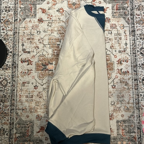 Free People Classic Crewneck Color Block Sweatshirt - Picture 6 of 9